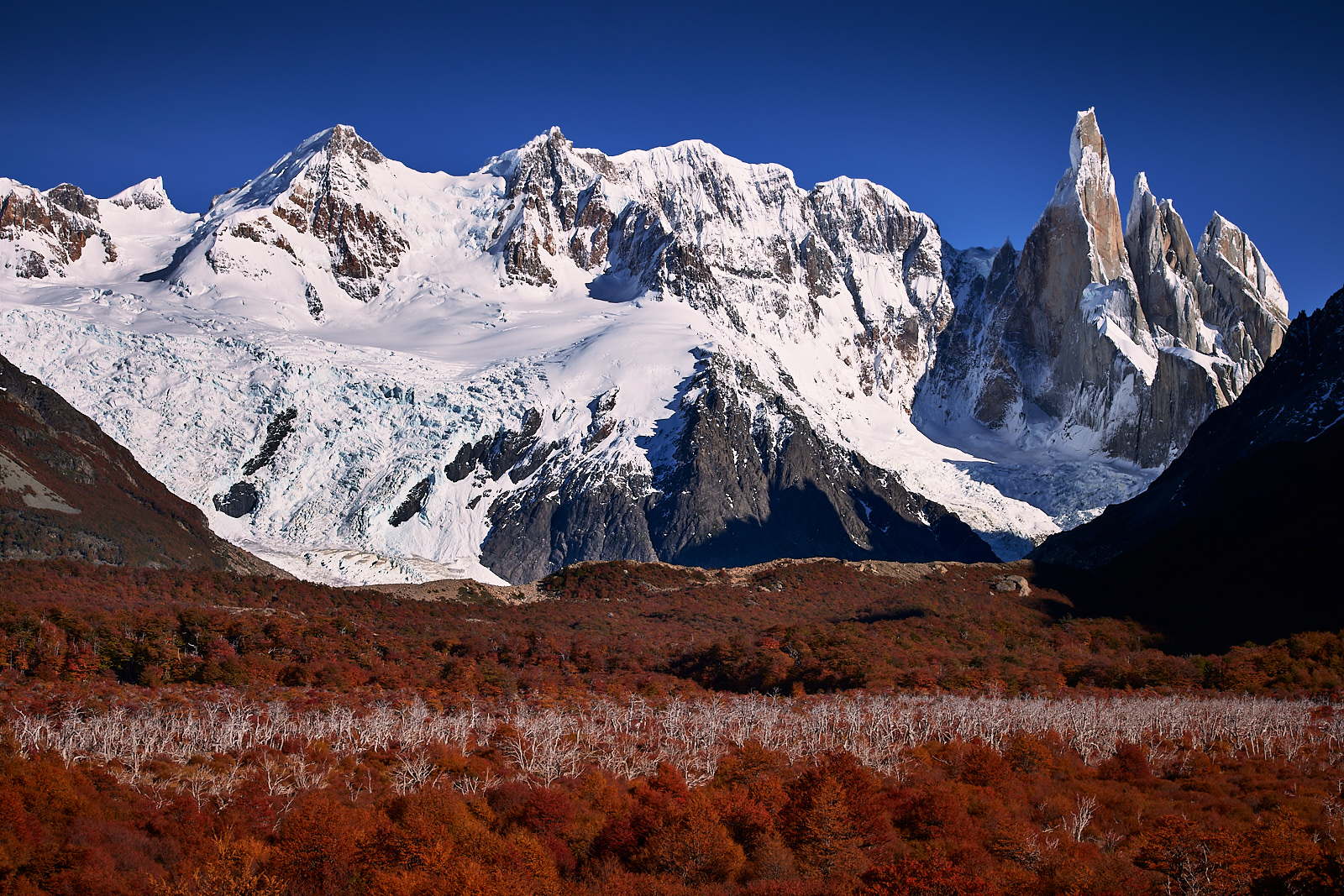 Der Cerro Torre in Patagonien, Argentinien